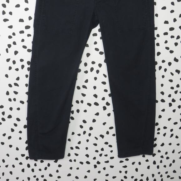 Vince Navy Blue Military Utility Style Cropped  Pants - Picture 4 of 10